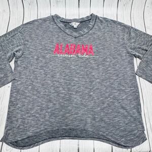 Women’s Flying Colors Alabama Crimson Tide Grey Lainey Tunic Tee Size XXLg